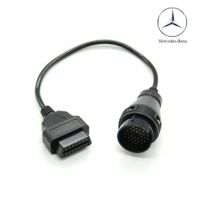 Cable Adaptador Obd Obd2 Mercedes Benz De 38 Pin A 16 Pin Diagnostico