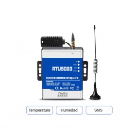Rtu 5023 4G Gsm Sensor Temperatura Humedad Y Estado De Corte Energía Ac