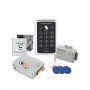 Control Acceso Kit 7 De Seguridad Teclado + Chapa Electrica 12Vdc Para Casa Negocio