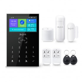 Alarma Para Casa Negocio K10 4G WiFi Security Smart + Domótica + App Móvil + Rfid